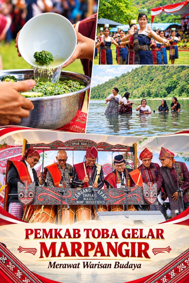 Melestarikan Budaya Leluhur, Pemkab Toba Menggelar Kegiatan Marpangir Sekaligus Merawat Warisan Budaya Batak di Toba