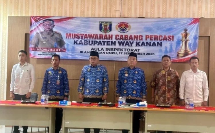 Sekda Way Kanan Terpilih Menjadi Ketua Percasi Periode 2026-2030 Sekda Way Kanan Terpilih Menjadi Ketua Percasi Periode 2026-2030