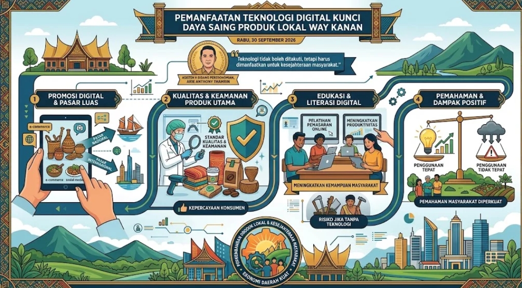 Teknologi Digital Dongkrak Daya Saing Produk Lokal Way Kanan Teknologi Digital Dongkrak Daya Saing Produk Lokal Way Kanan