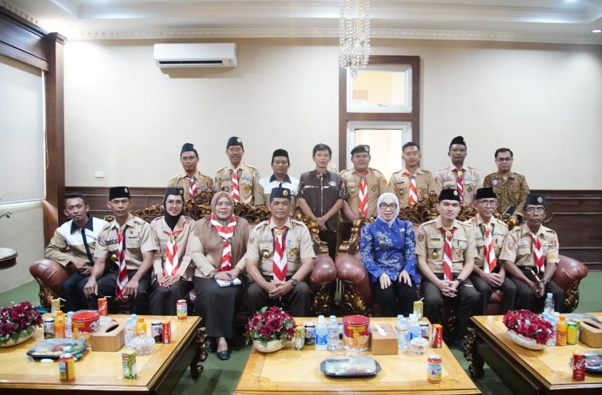 Bupati Way Kanan Terima Audiensi Kwarcab Pramuka, Matangkan Kesiapan Kontingen Jambore Nasional XIl 2026