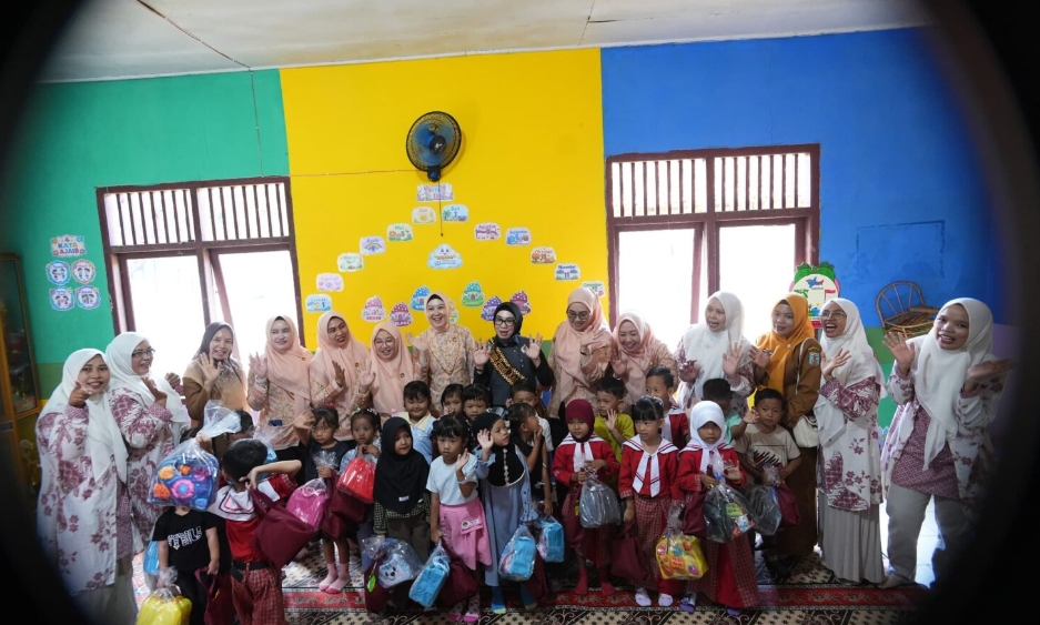 Bunda PAUD Way Kanan Dorong Penguatan Layanan PAUD Berkualitas Di TK Negeri Pembina Sri Wijaya