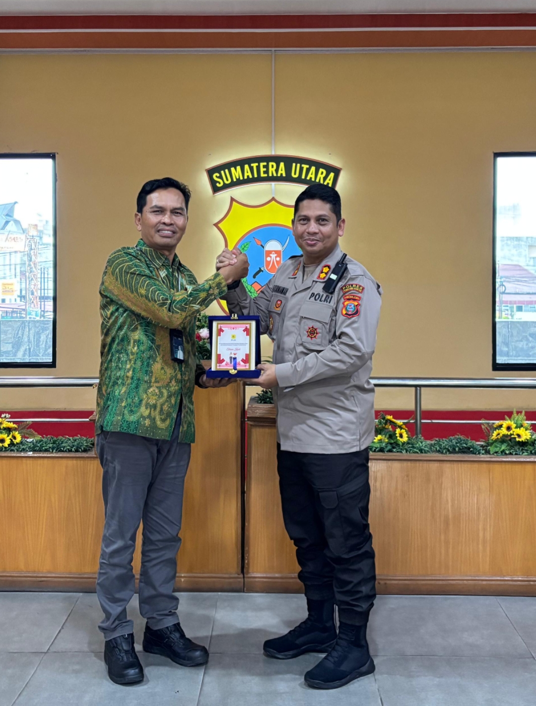PLN UP3 Pematangsiantar Perkuat Sinergi dengan Kapolres Pematangsiantar, Dalam Mendukung Keamanan dan Kenyamanan Masyarakat