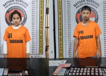 Pipi Indriyani dan Dedi Syahputra, dua orang ini telah ditangkap. Barang bukti sabu seberat 37,38. Suro tak berhasil ditangkap Polres Simalungun