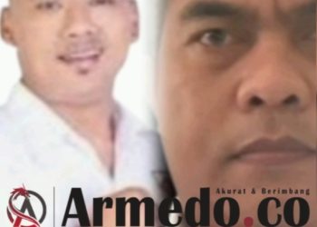 Wakil ketua DPRD Simalungun Bona Uli Rajagukguk dan Kadis Kominfo Andri Rahadian (Dok Armedo.co)
