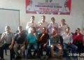 Pengurus Koperasi Merah Putih Kelurahan Tong Marimbun bersama pihak Dinas Koperasi Pematang Siantar