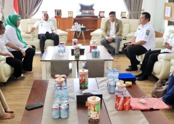 Suasana kunjungan silaturahmi APPSI Sumut dan APPSI Simalungun di rumah Dinas Bupati Simalungun