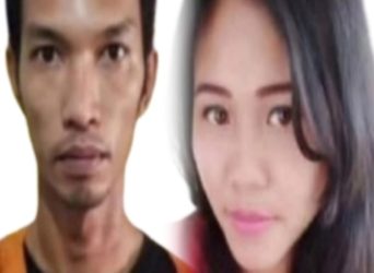 Kiri pelaku Johan Sitorus, kanan korban Juliana Lumbantoruan semasa hidup