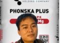 Sekdes Nagori Bah Kisat Agung Surya Perkasa dan ilustrasi pupuk Phonska Plus dengan harga Rp 450.000/sak