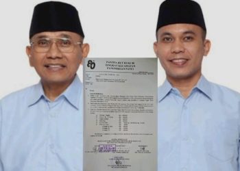 Bupati dan Wakil Bupati Simalungun serta lembaran surat edaran pungutan