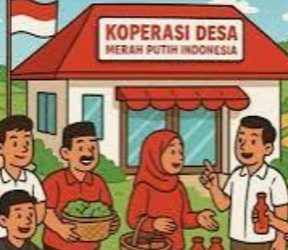 Ilustrasi Koperasi Merah Putih (KMP)