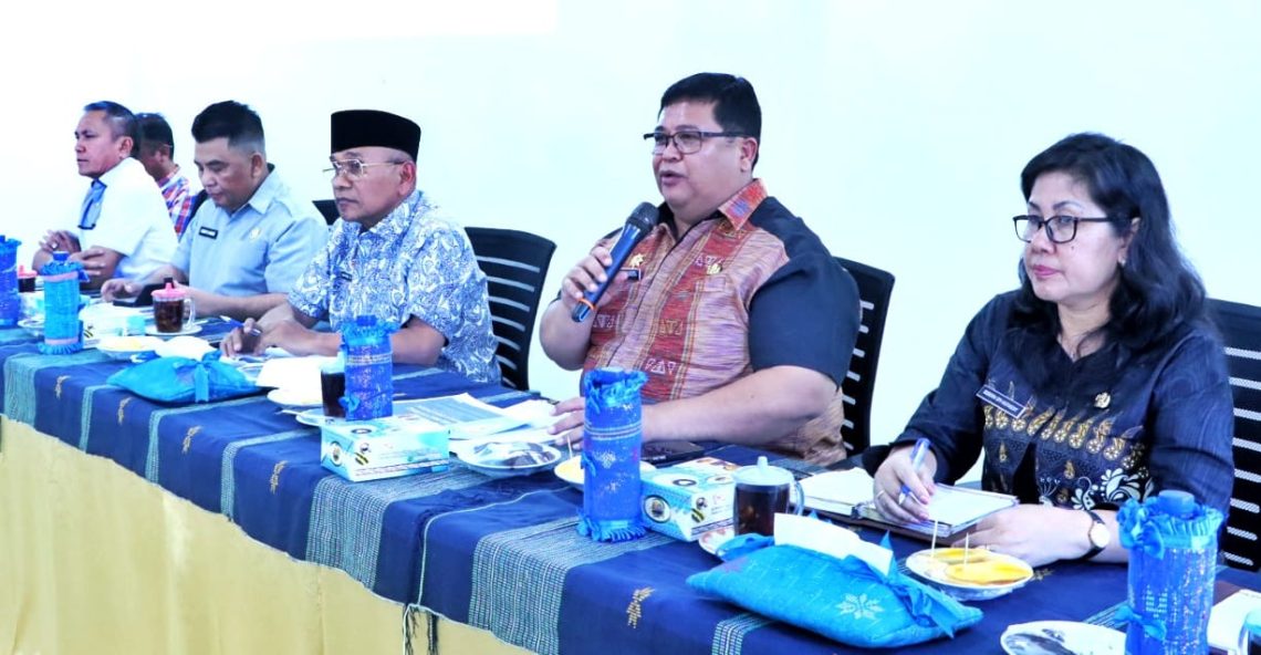 Pasca rakor di kantor Camat Tapian Dolok, dipimpin Bupati Simalungun