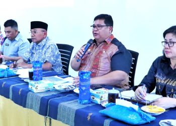 Pasca rakor di kantor Camat Tapian Dolok, dipimpin Bupati Simalungun