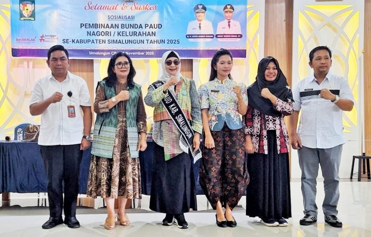 Moment kebersamaan kepengurusan Bunda PAUD Simalungun