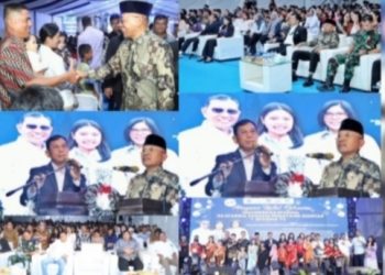 Moment perayaan Natal bersama Universitas Efarina, RS Efarina dan PT Efarina Etaham milik JR Saragih