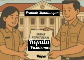 Ilustrasi penyerahan SK Kepala Puskesmas tanpa pelantikan alias SK berjalan