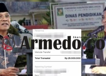 Bupati Anton, Wakil Bupati Benny, plang Disdik dan slip transfer
