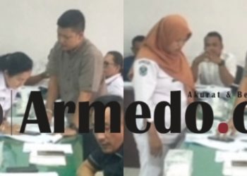 Tim Pansus Andre Andika Sinaga pasca mengundang Kapus Nagori Dolok dan nakes PPPK Paruh Waktu "TMS"
