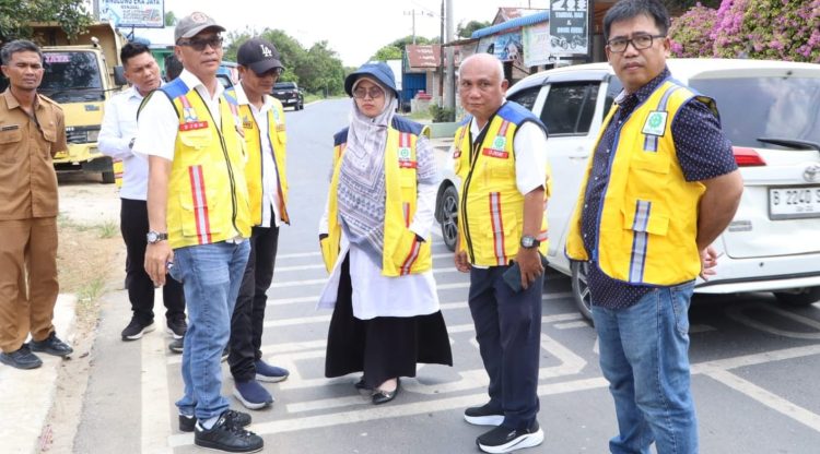 Tim BBPJN bersama Dinas PUTR Simalungun pasca proses serah terima hibah Barang Milik Negara (BMN) berupa hasil preservasi jalan