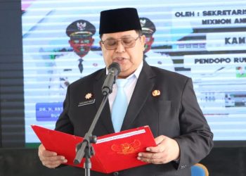 Sekda Simalungun, Mixnon Andreas Simamora pasca pelantikan