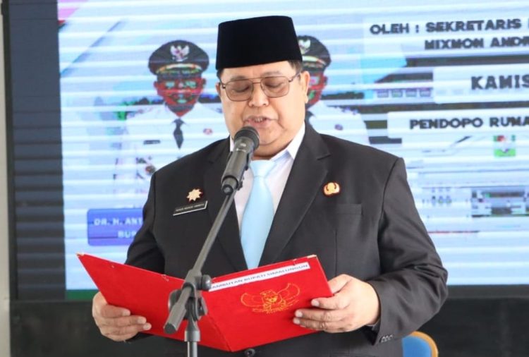 Sekda Simalungun, Mixnon Andreas Simamora pasca pelantikan