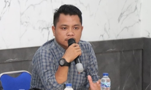 Raju Firmanda Hutagalung pasca memberi keterangan pers
