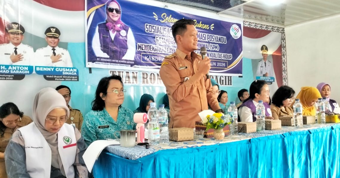 Camat Bandar Huluan Akbar Putra Siregar pasca kegiatan berlangsung