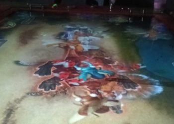 Mesin judi tembak ikan di salah satu kedai di Kecamatan Dolok Pardamean
