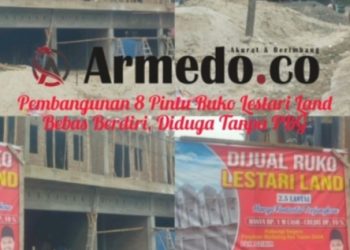 Pembangunan 8 Pintu Ruko di Jalan Haji Ulakma Sinaga diduga tanpa PBG