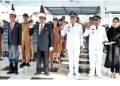 Prosesi pengambilan sumpah jabatan didampingi rohaniawan