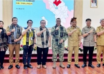 Moment kebersamaan Bupati Simalungun berdam Tim Satgas PRR