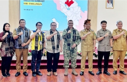 Moment kebersamaan Bupati Simalungun berdam Tim Satgas PRR