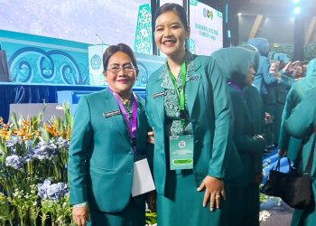 Ketua TP PKK Siantar Hadiri Puncak HKG dan Rakernas di Samarinda