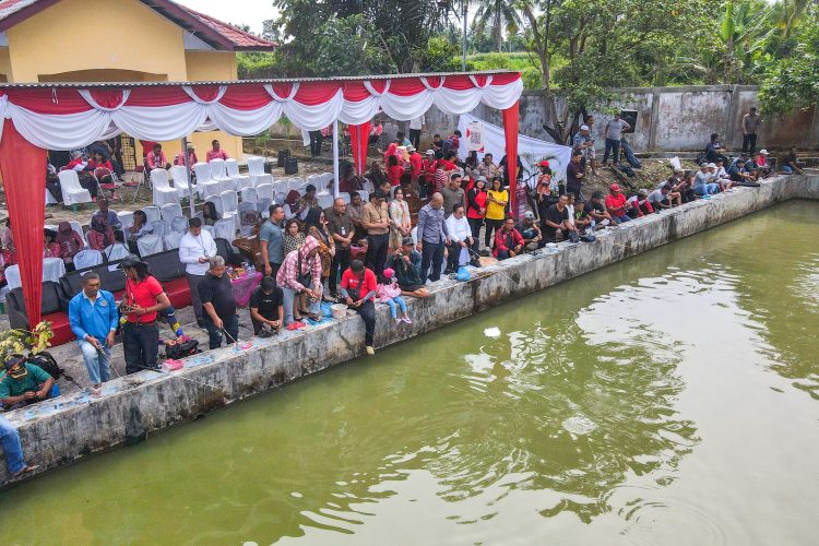 Lomba Mancing Meriahkan HUT ke-80 Kemerdekaan RI di Siantar