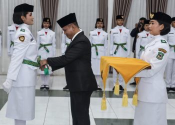 Paskibraka 2025 Kota Pematangsiantar Dikukuhkan Wali Kota