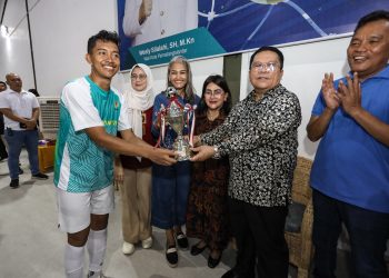 KONI Juara Turnamen Futsal Antar Instansi Piala Wali Kota Siantar