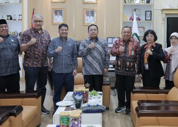Bahas Penguatan Kerjasama, Wesly Silalahi Terima Kepala BPS di Balaikota Pematangsiantar