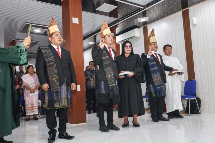 Tiga Dewas Perumda Tirtauli Siantar Dilantik