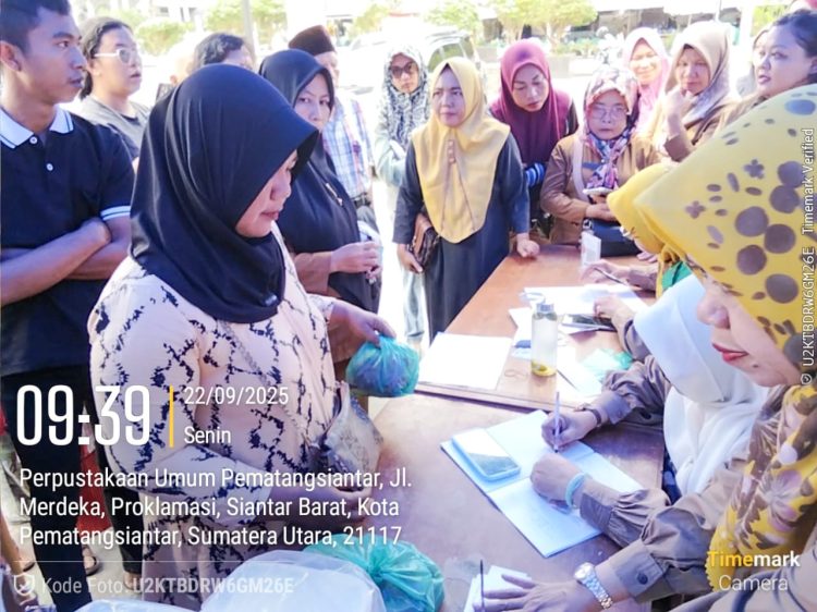 Lagi, Pemko Siantar Gelar Pasar Murah Sebagian Kebutuhan Pokok dengan Harga Terjangkau