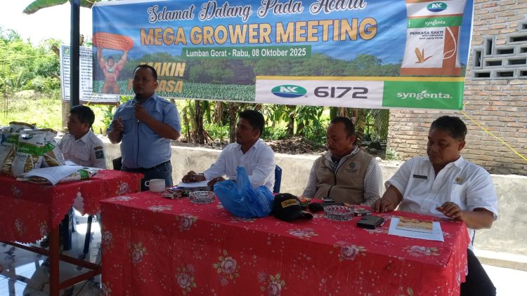 PT SYNGENTA PERKENALKAN BENIH UNGGUL TAHAN GILFOSAT DI LUMBAN GORAT