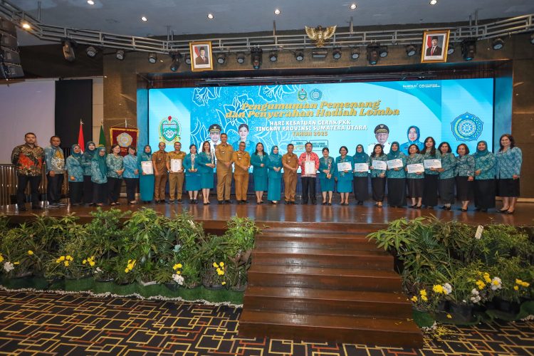 TP PKK Siantar Sabet Tiga Kejuaraan Hari Kesatuan Gerak PKK Tk Sumut