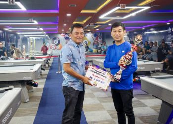 Turnamen Nine Ball KONI I Siantar Berakhir, Herman Orca Raih Juara I