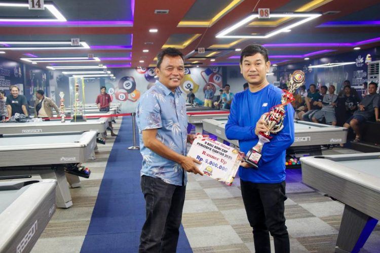 Turnamen Nine Ball KONI I Siantar Berakhir, Herman Orca Raih Juara I