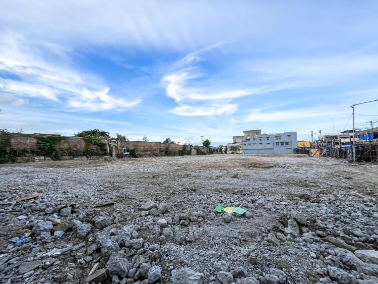 Perobohan dan Pembongkaran Fondasi Eks Gedung IV Pasar Horas Siantar Sudah Selesai