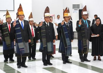 Untuk Mengisi Kekosongan dan Rotasi Jabatan, 20 Pejabat PimpinanTinggi Pratama Lingkungan Pemko Siantar Dilantik