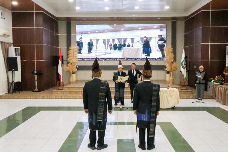 Dua Pejabat Eselon II Pemko Siantar Dilantik