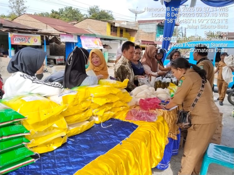 Pasar Murah Hadapi Hari Natal dan Tahun Baru di Pematangsiantar