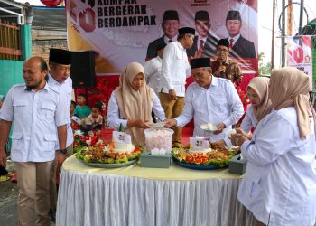 Peringatan HUT ke-18 Partai Gerindra Siantar Digelar di Kantor DPC