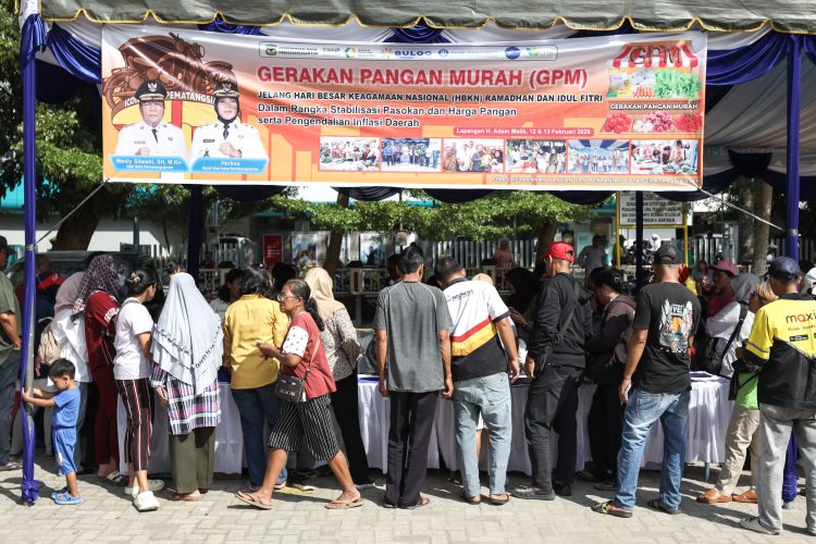 Pengendalian Inflasi Daerah Pemko Siantar Gelar Gerakan Pangan Murah Jelang Ramadhan 1447 H