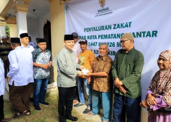 Wali Kota, Baznas, MUI dan Bank Sumut Salurkan Zakat kepada 520 Mustahik