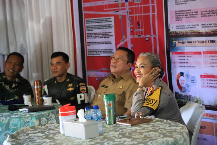 Wali Kota Bersama Kompolnas dan Kapolres Ikuti Video Conference Pelayanan Idul Fitri